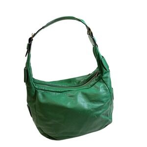 Ralph Lauren Leather Shoulder Bag‎ Hobo Purse – Green